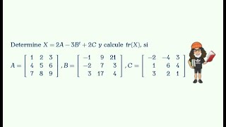 Operatoria con Matrices de orden 3 1 [upl. by Oirevas]