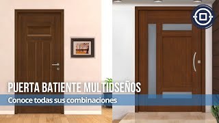 Cómo Armar una Puerta Batiente Multidiseños Guía Completa  Opciones de Diseño [upl. by Rumit]