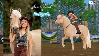 Fenna met Moos van HOEFWIJZER makeover in StarStable  met SSO SPEEDPAINT [upl. by Tannenbaum708]