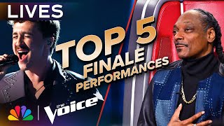 The Best Performances from the Top 5 Live Finale  The Voice  NBC [upl. by Higgs]