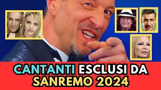 CANTANTI ESCLUSI da Sanremo 2024 che ne pensi [upl. by Nirihs110]