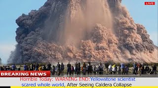 Final Warning 15 minutes ago before sunsetas Yellowstone volcano magma rises rombling across land [upl. by Etnomaj861]