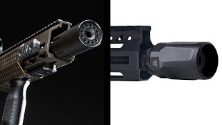 Warwick Jacketed Muzzle Brake vs Wedgetail Ninox QD Blast Diverter Mod 2 [upl. by Mukul525]