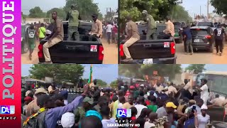 caravane Ousmane Sonko étape Taiba ndiaye [upl. by Hsemar]