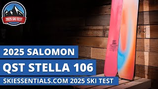 2025 Salomon QST Stella 106  SkiEssentialscom Ski Test Review [upl. by Akeit87]