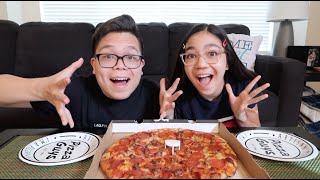 PIZZA MUKBANG [upl. by Eyahsal]