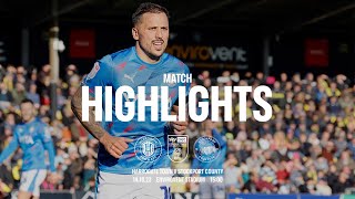 Harrogate Town Vs Stockport County  Match Highlights  141023 [upl. by Giustino]