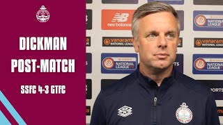 ELLIOTT DICKMAN REACTION  SOUTH SHIELDS 43 GRIMSBY TOWN [upl. by Ellenehc]