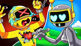 INCREDIBOX SPRUNKI  Fun Bot Stole GOLDs Heart  Incredibox Sprunki Animation [upl. by Medea]