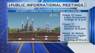 Public Informational Meetings On Summit Carbon Solutions Proposed CO2 Pipeline [upl. by Ahsihat]