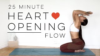 Heart Opening Yoga Flow For Chest Shoulders amp Upper Back [upl. by Portwine390]