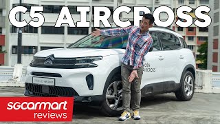 2022 Citroen C5 Aircross 12 PureTech EAT8 Feel  Sgcarmart Reviews [upl. by Alburga]