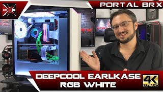 Review Deepcool earlkase RGB white Bom ou Ruim [upl. by Hsemin]