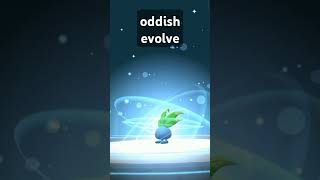 evolution of oddish youtubeshorts pokemongo battle viral [upl. by Hsuk]