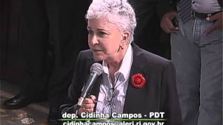 Cidinha Campos fala sobre ameaça e xingamentos que recebeu de Brazão [upl. by Bernhard158]