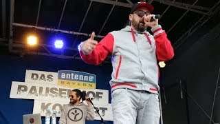 Sido rappt bei PausenhofKonzert für Schüler in Ebern [upl. by Ayn]