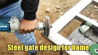 stainless steel gate design for home  modern metal side gates [upl. by Aisiat]