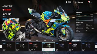 RIDE 5  Customize Brutal New Yamaha R1 Valentino Rossi VR46 Gameplay 4K 60fps HDR [upl. by Ainuj]