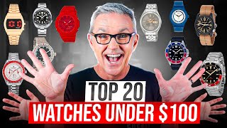 The 20 Best Watches Under 100  2024 Edition [upl. by Llenrrad278]