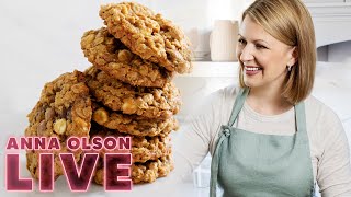 How to Make the Chewiest Oatmeal Cookies  LIVESTREAM w Anna Olson [upl. by Ttirrem]