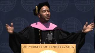 Penns 258th Commencement Ceremony  Commencement Speaker John Legend [upl. by Laiceps]