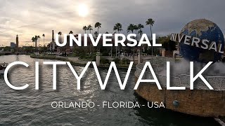 🎇Universal CityWalk Orlando  Full 4K Walking Tour 🌎 [upl. by Madelin132]