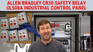 Allen Bradley UL 508A CR30 Configurable Safety Relay Conveyor Control [upl. by Krishnah617]