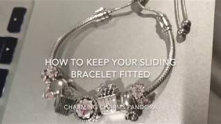 How to Keep Your Pandora Sliding Bracelet Fitted [upl. by Johannessen887]