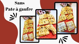 Comment faire des Gaufres SANS pate à gaufre 😮👍 [upl. by Blank]