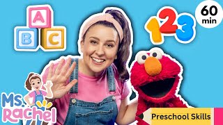 Ms Rachel amp Elmo Get Ready For School  ABC Song Numbers Colors  Toddler amp Preschool Learning [upl. by Tess]