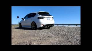 08 WRX with CNT STI Quad Tip Catback Exhaust mobile [upl. by Louls]