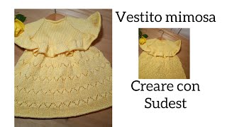 vestito Mimosa  abito bimba ai ferri [upl. by Hebe799]