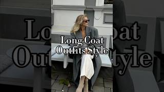 Winter oufits for women casual long coat oufitlongcoats winterfashion trendfashion dailylooks [upl. by Rocker]