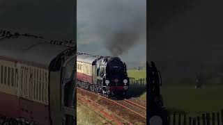 34046 Braunton in action at Seascale steam steamengine train short [upl. by Oremor376]