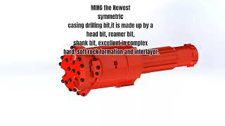 DTH Hammer bitoverburden casing drilling system original factory [upl. by Kizzee]