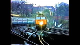 Bournemouth to Weymouth railway scene in the late 1980s [upl. by Merralee928]