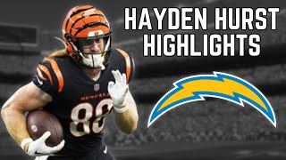 Hayden Hurst Highlights  Welcome to the Chargers ⚡ [upl. by Siladnerb]