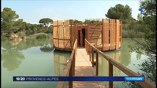 Ville de Sorgues  Les cabanes des Grands Cépages  France 3 édition 1920 du 25062017 [upl. by Rennob]