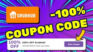 Use This Grubhub Promo Code for FREE Food Grubhub Promo amp Coupon Code 2024 [upl. by Ennove81]