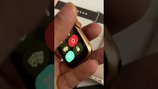 Ht99 Smartwatch Gold Edition  Logo On off display 🔥 [upl. by Asirrom472]