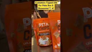 Uber Eats Customers Tipped 18 For Poke Box amp Shawarma 🌯🥙🚗 shorts fooddelivery gigworker [upl. by Zabrina]