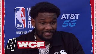 DeAndre Ayton Postgame Interview  Game 2 WCF  Clippers vs Suns  2021 NBA Playoffs [upl. by Mari521]