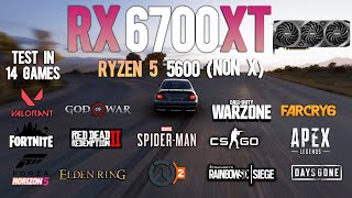 RX 6700XT Test in 14 Games in 2023 ft Ryzen 5 5600 [upl. by Ennyrb429]