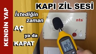 Kapı zilinden rahatsızsanız çözümü basit [upl. by Ttnerb]