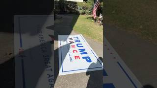 Updating an 8foot long TrumpPence sign for the Hillbilly  Hans Zimmer theme [upl. by Ynoyrb542]