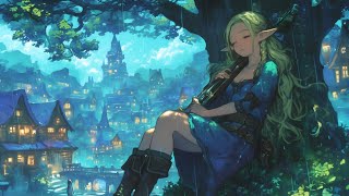 Fantasy MedievalTavern Music  Rain Sounds  Relaxing Music for Deep Sleep Tavern Ambience [upl. by Artus]