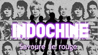 Indochine Savoure le rouge Karaoke [upl. by Jabe]