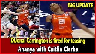 DiJonai Carrington is fired for teasing Ananya with Caitlin ClarkeWnba Top News today [upl. by Clower]