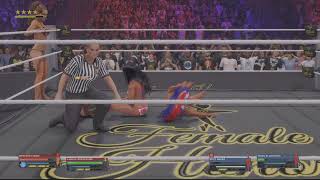 WWE 2K24Tag Team Bikini match [upl. by Araik546]