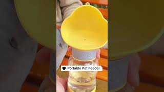 Portable pet feeder [upl. by Hnacogn425]